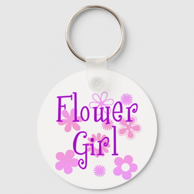 Porte-clés Fleur Girl Produits (Recto)