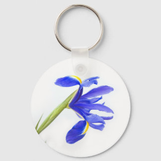 Porte-clés Fleur Iris Violet