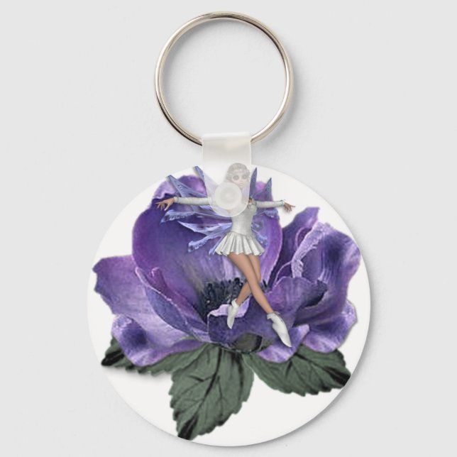 Porte-clés Fleur KRW 4 (Recto)
