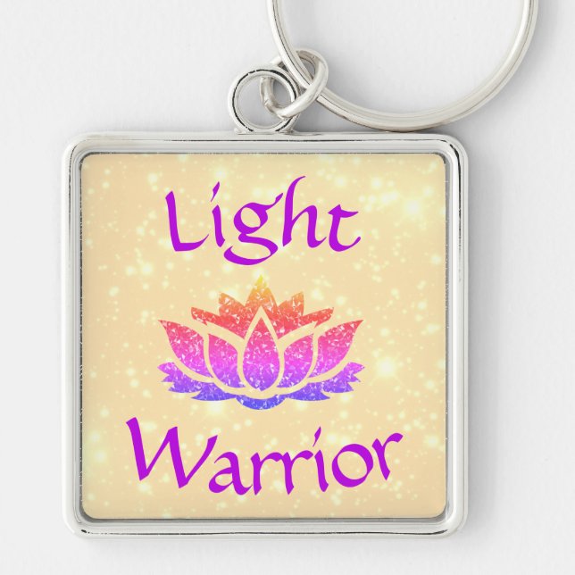 Porte-clés Fleur Lotus Light Warrior (Devant)