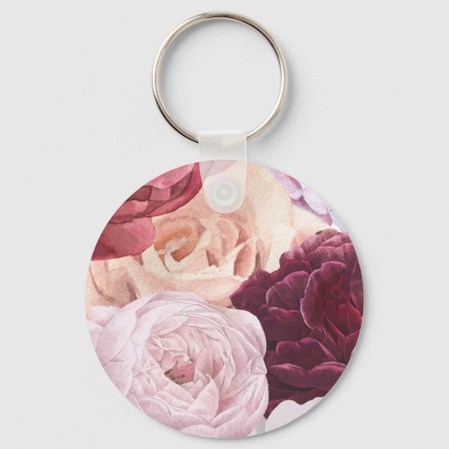 Porte-clés fleur magnifique (Recto)