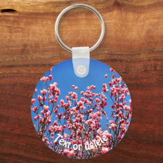 Porte-clés Fleur Magnolias Blue Sky personnalisée