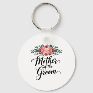 Porte-clés Fleur Mère du marié Shower de mariage Maman de