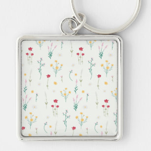 Porte-clés Fleur Motif Printemps Floral