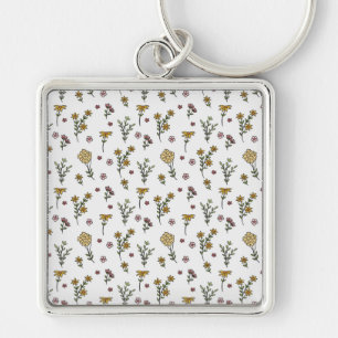 Porte-clés Fleur Motif Printemps Floral