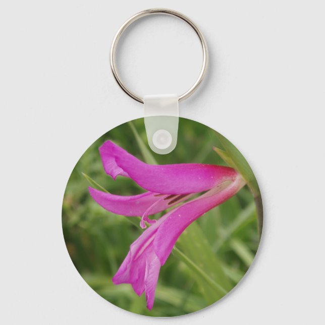 Porte-clés Fleur Rose (Recto)