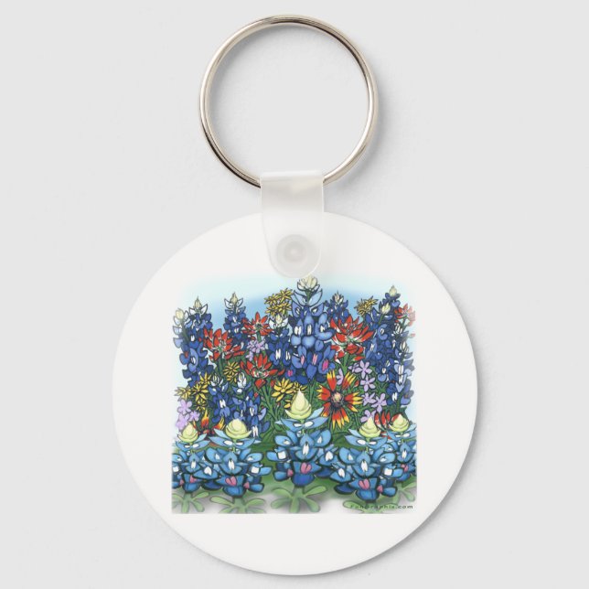 Porte-clés Fleur sauvage (Recto)