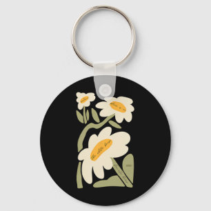 Porte-clés Fleur subtile Kamala Harris Boho Floral 1