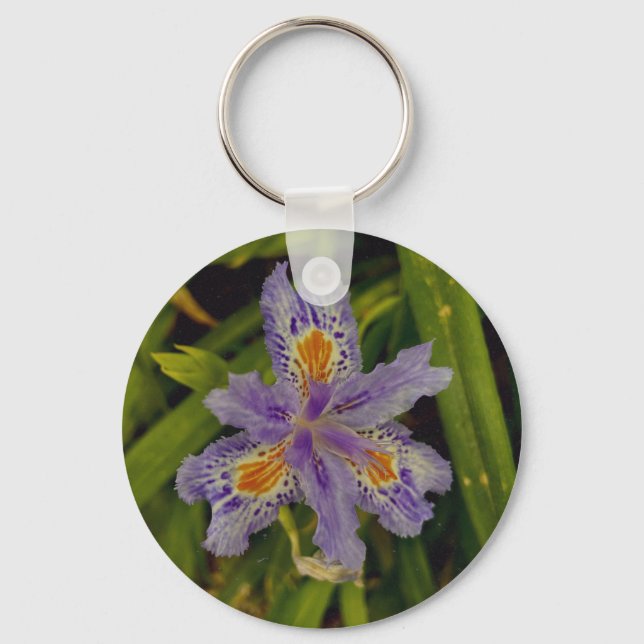 Porte-clés fleurir en violet  (Recto)