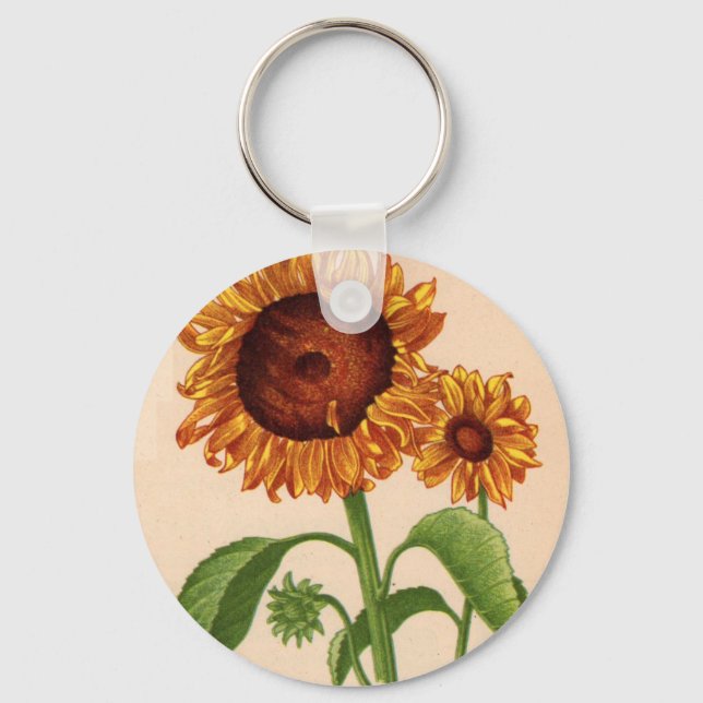 Porte-clés fleurs (Recto)