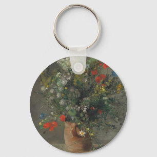 Porte-clés Fleurs dans un vase, c.1866