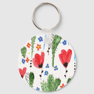 Porte-clés Fleurs dansantes