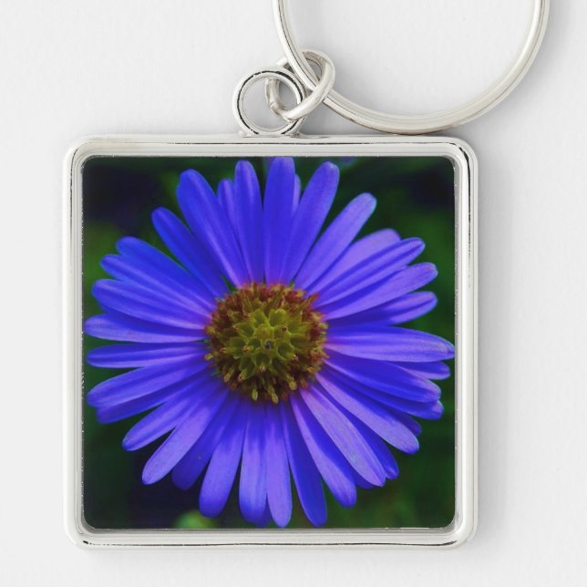 PORTE-CLÉS FLEURS D'ASTER (Devant)