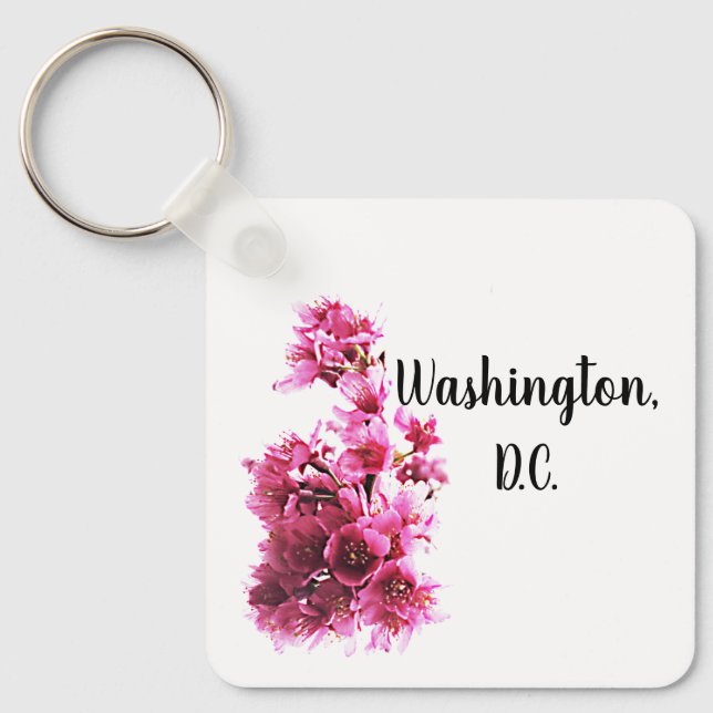 Porte-clés Fleurs de cerisiers à Washington, D.C. (Recto)