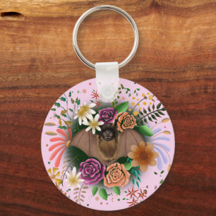 Porte-clés Fleurs de chauve-souris florales Botaniques