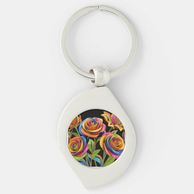 Porte-clés Fleurs de l'esprit (Devant)