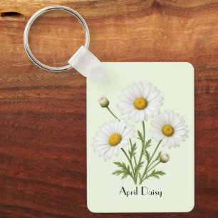 Porte-clés Fleurs de marguerite d'avril