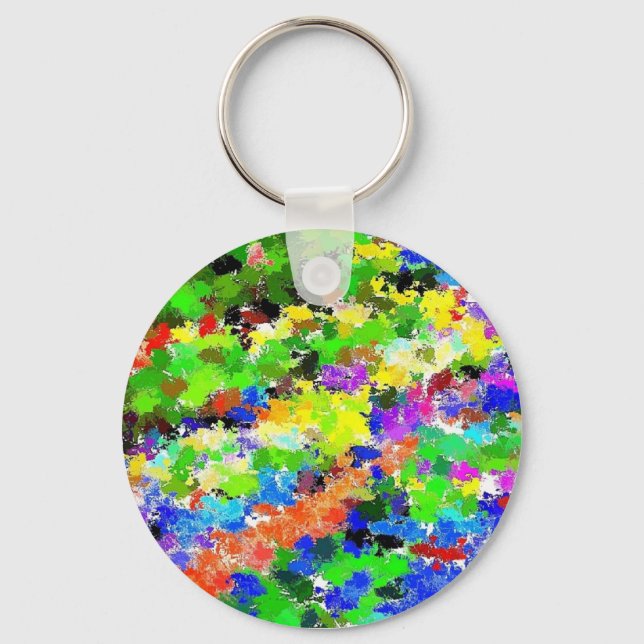 Porte-clés Fleurs de printemps (Recto)