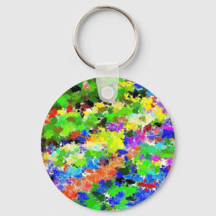 Porte-clés Fleurs de ressort