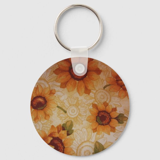 Porte-clés Fleurs de soleil (Recto)