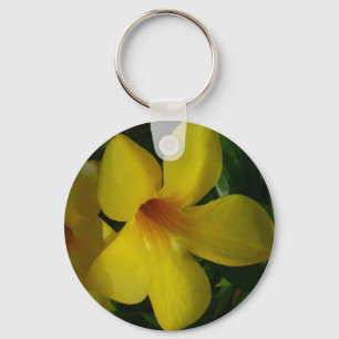 Porte-clés Fleurs de trompette d'or II Tropical
