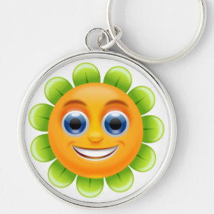 PORTE-CLÉS FLEURS DE VISAGE SOURIS