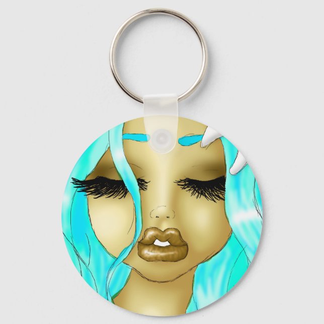 Porte-clés Fleurs et beauté (Recto)