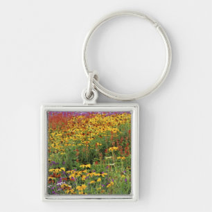 Porte-clés Fleurs exposées aux jardins internationaux de la p