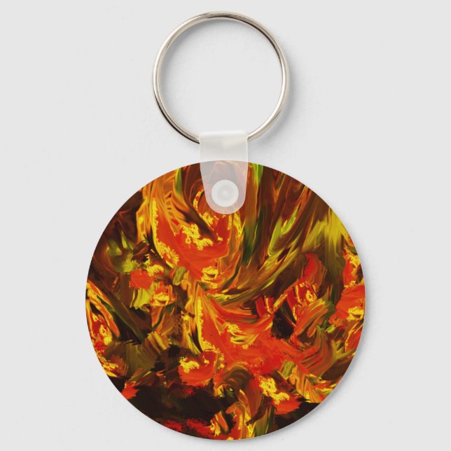 Porte-clés Fleurs Imaginaires (Recto)