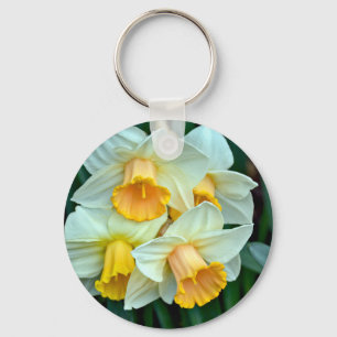Porte-clés Fleurs jaunes de jonquille