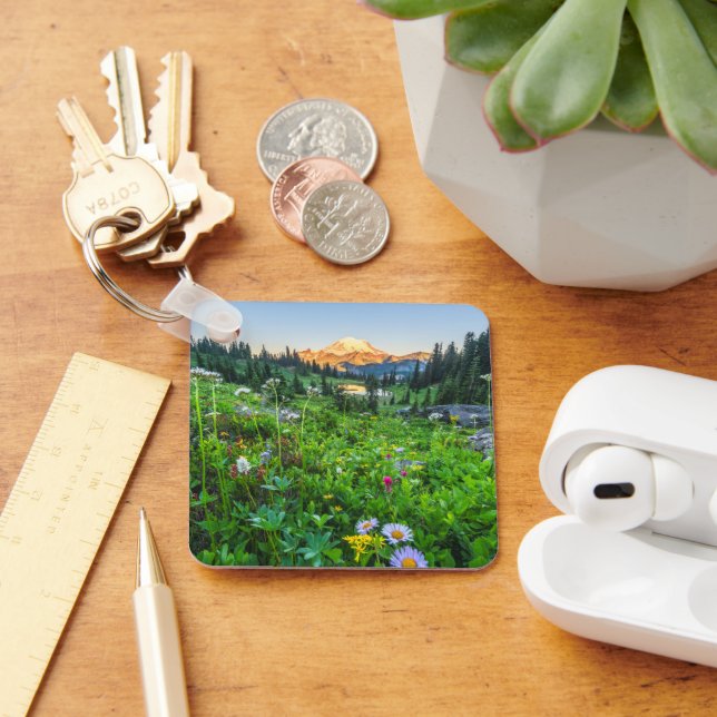 Porte-clés Fleurs | Parc national du Mont Rainier (Bureau)