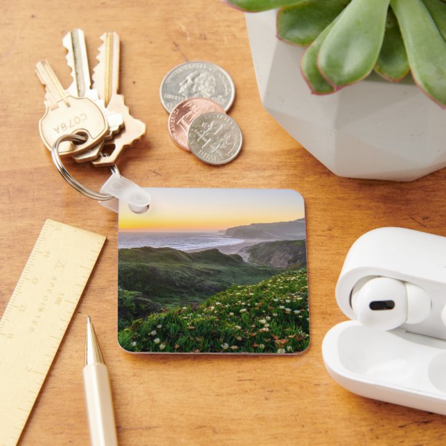 Porte-clés Fleurs | Père Noël Cruz Californie (Bureau)