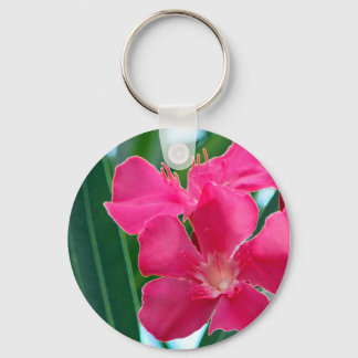 Porte-clés Fleurs roses