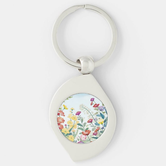 Porte-clés Fleurs sauvages (Devant)