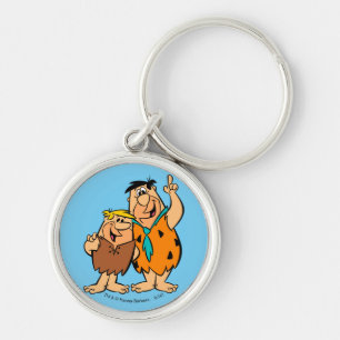 Porte-clés Flintstone de blocaille et de Fred de prise de bec