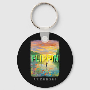 Porte-clés Flippin Arkansas Ar Paradis de la pêche Sd760
