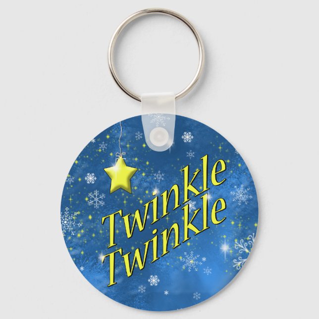 Porte-clés Flocon de neige Twinkle (Recto)