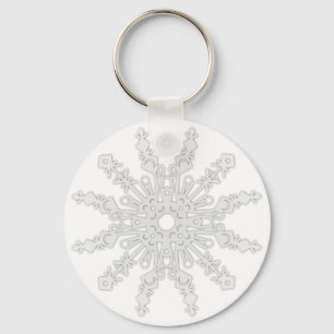 Porte-clés Flocon V d'hiver