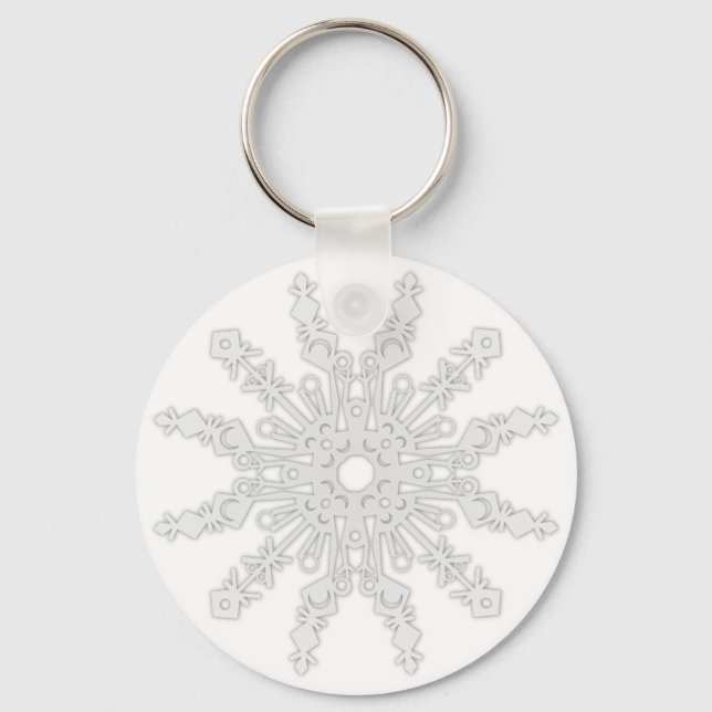Porte-clés Flocon V d'hiver (Recto)