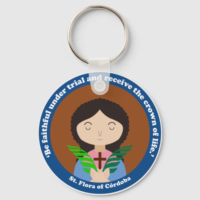 Porte-clés Flora de Cordoue (Recto)