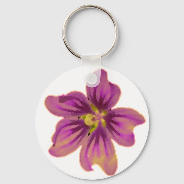 Porte-clés floral (Recto)