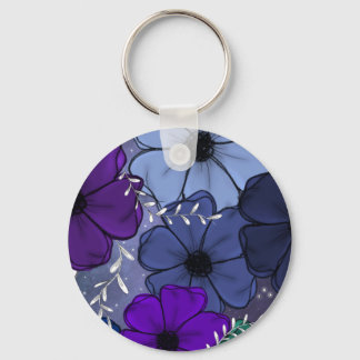 Porte-clés floral