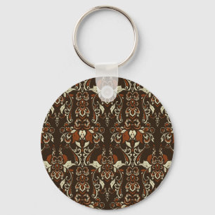 Porte-clés Floral baroque : Papier peint Vintage classique