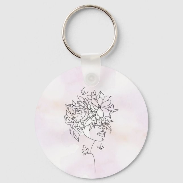 Porte-clés floral Bloom and Breathe (Recto)