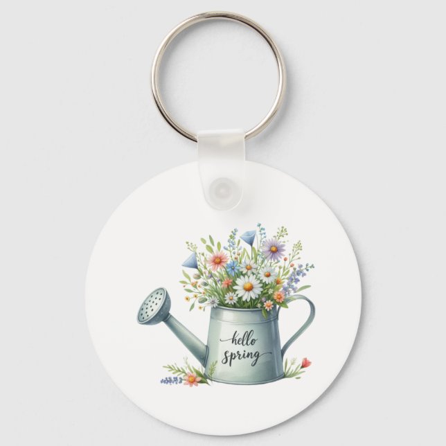 Porte-clés floral de printemps (Recto)