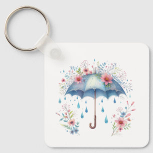 Porte-clés floral de printemps