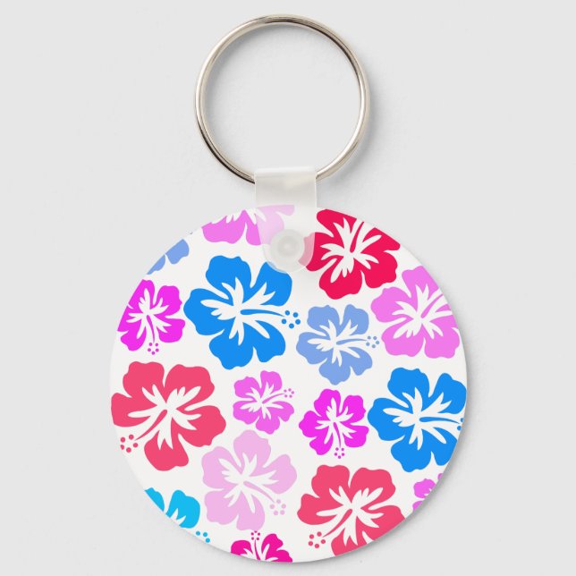 Porte-clés Floral et rose (Recto)