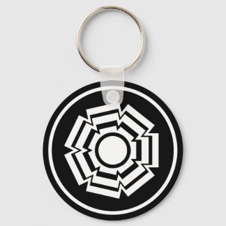 Porte-clés Floral Groove Porte - clé, Noir