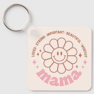 Porte-clés Floral Mama