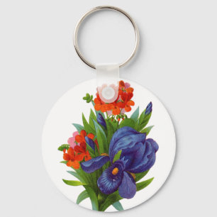 Porte-clés Floral Vintage